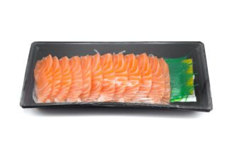 Fresh,Salmon,Slide,Packed,In,Package,For,Selling,In,Supermarket