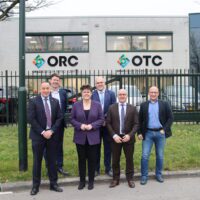 Joan Hanegraaf, Johan Kranenbroek, Ina Adema, Egbert Lichtenberg, Kees van Rooij, Rob Verhagen nieuwbouw Giessen Oerlemans Plastics