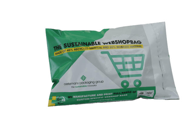 Webshopbag CO2 neutraal Oerlemans Plastics