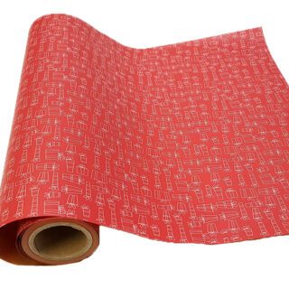 Aparaatrollen Papierindustrie rood