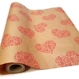 Aparaatrollen Papierindustrie bruin met rood