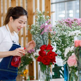 bloemenwinkel rozen bloemenfolie BOPP Oerlemans Plastics