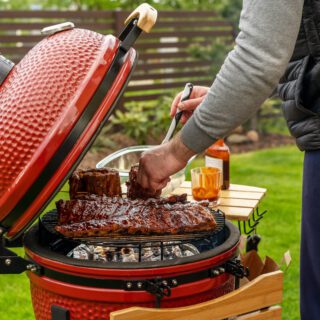 vlees op BBQ food