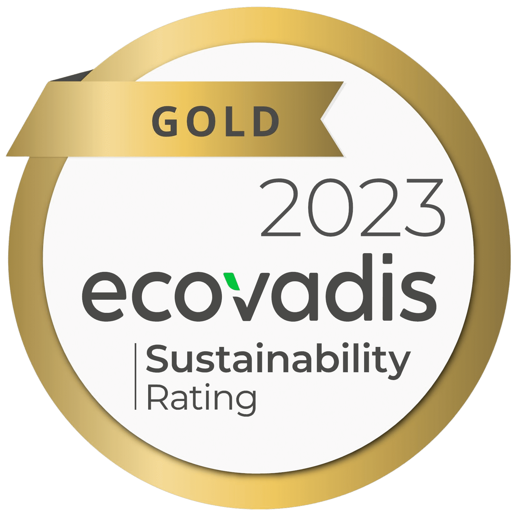 Ecovadis Gold vrijstaand logo